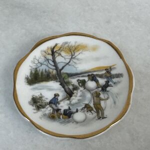 Royal Tara Bone China Handmade Miniature Plate, Handmade in Galway